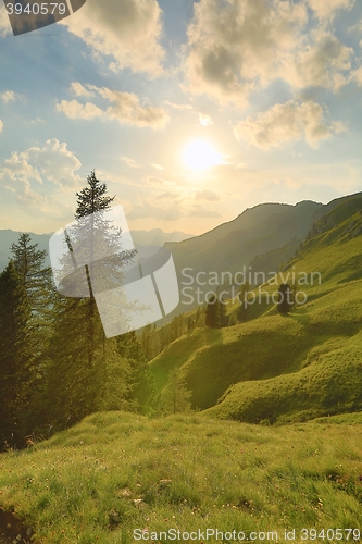 Image of Alpine Sunset Falre