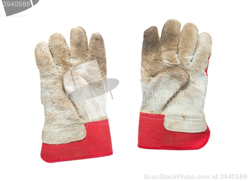 Image of Dirty working gloves