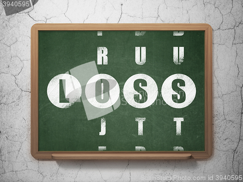 Image of Finance concept: Loss in Crossword Puzzle