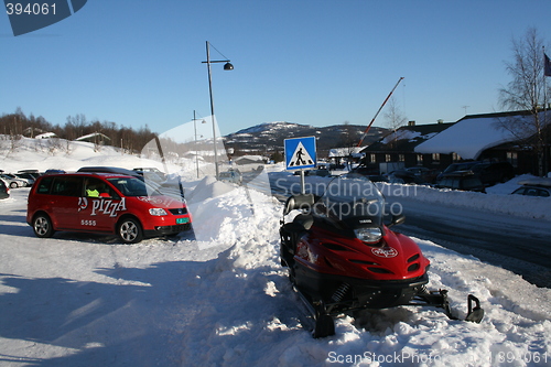 Image of Peppes Pizza delivery at Beitostølen