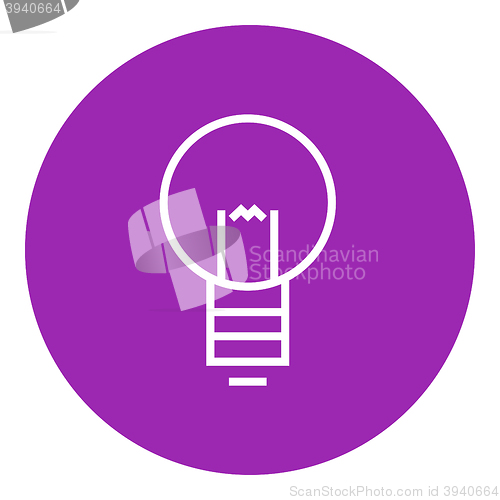 Image of Lightbulb line icon.