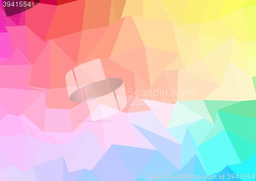 Image of abstract color background with deformed shapes