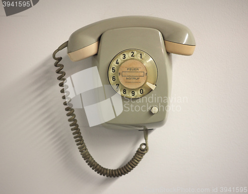 Image of Vintage landline telephone