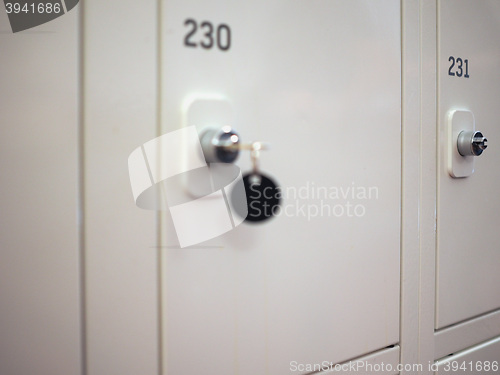 Image of Many Locker cabinets