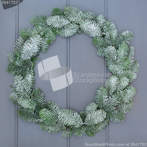 Image of Blue Spruce Fir Christmas Wreath