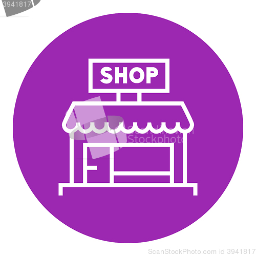 Image of Shop line icon.