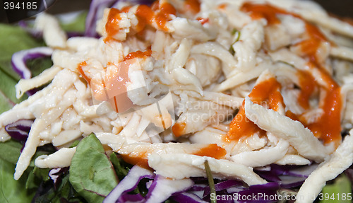 Image of vietnamese food chicken salad