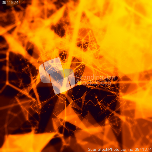 Image of Abstract network connection background