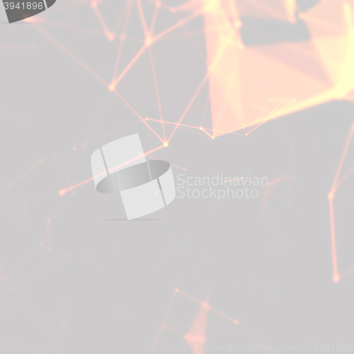 Image of Abstract network connection background