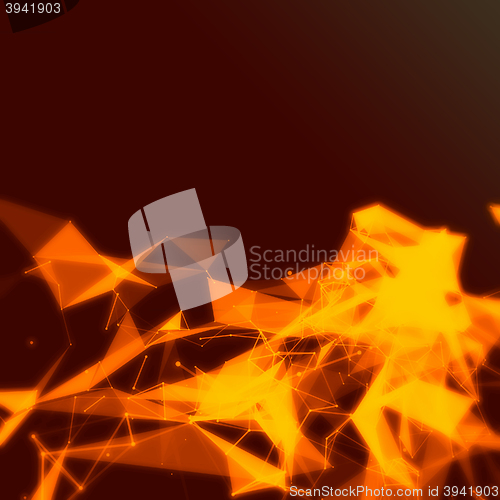 Image of Abstract network connection background