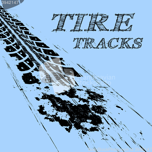 Image of Tire tracks