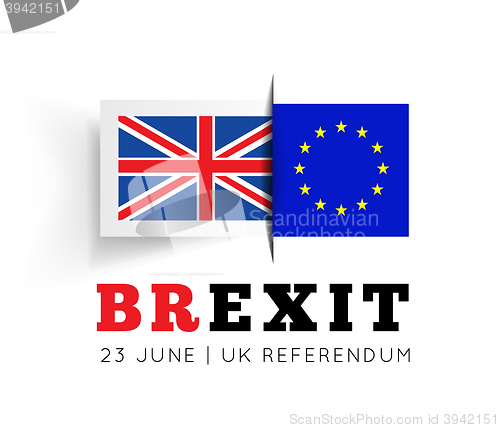 Image of Brexit vector illustration