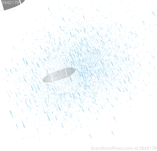 Image of Rainy sky vector illustration