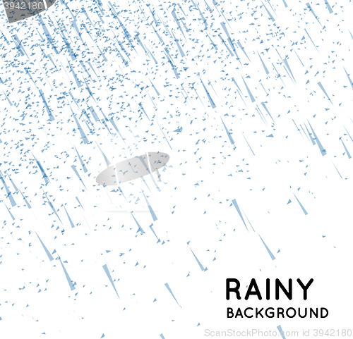 Image of Rainy sky vector illustration