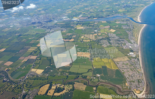 Image of Aerial landscape of Ireland 