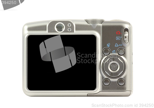 Image of Digital compact camera back side