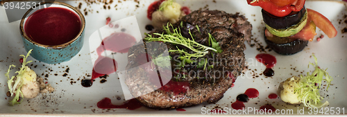 Image of grilled beef steak