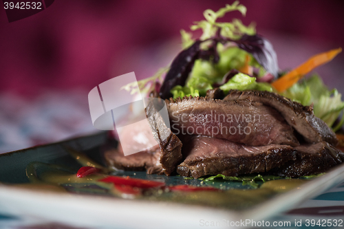 Image of beef meat salad