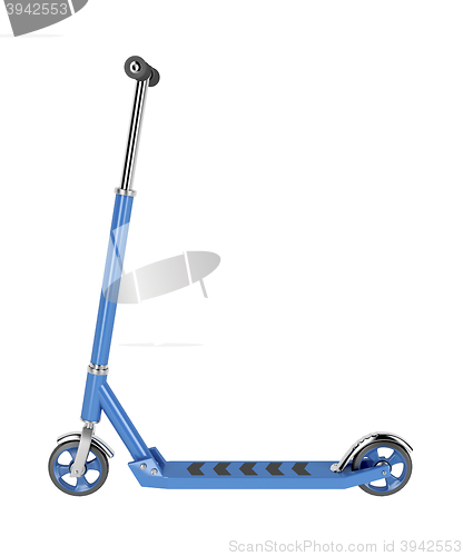 Image of Kick scooter isolated on white 