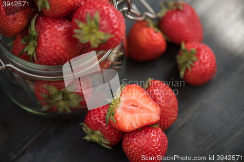 Image of Fresh ripe strawberry