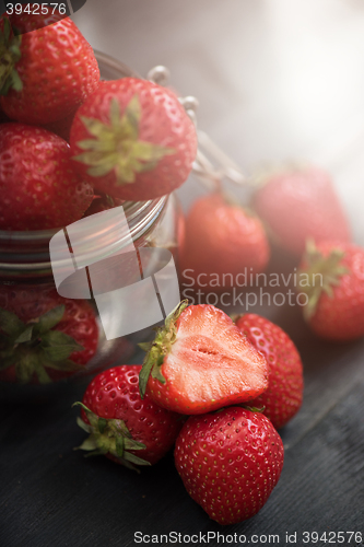Image of Fresh ripe strawberry