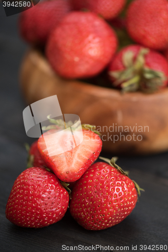 Image of Fresh ripe strawberry