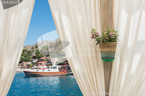 Image of view from ship