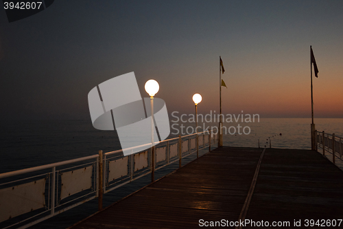 Image of Alanya in the evening