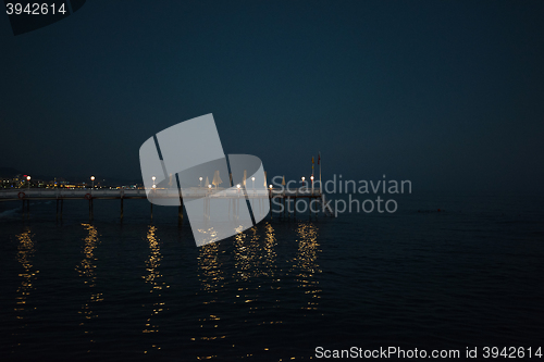 Image of Alanya in the evening