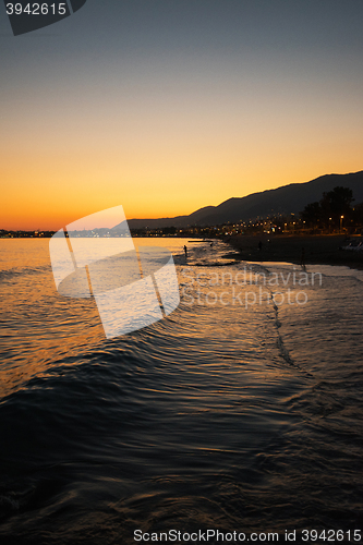 Image of Alanya in the evening