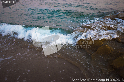Image of sea in the evening