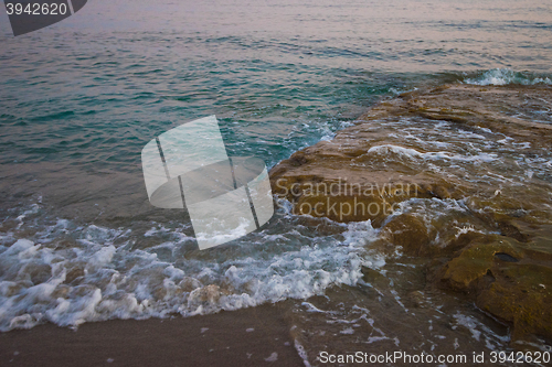 Image of sea in the evening