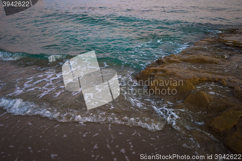 Image of sea in the evening