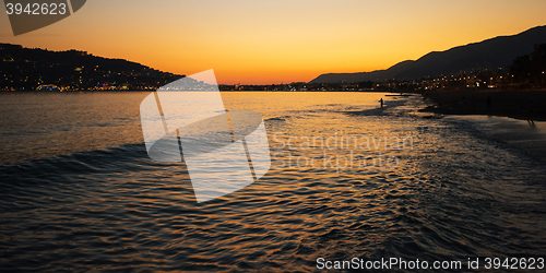 Image of Alanya in the evening