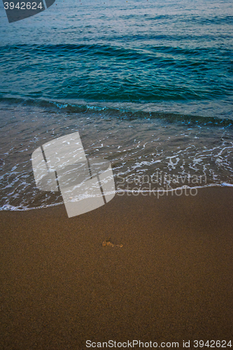 Image of sea in the evening