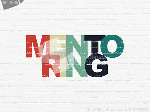 Image of Studying concept: Mentoring on wall background