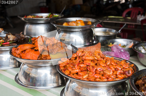 Image of Vietnamese food at a market