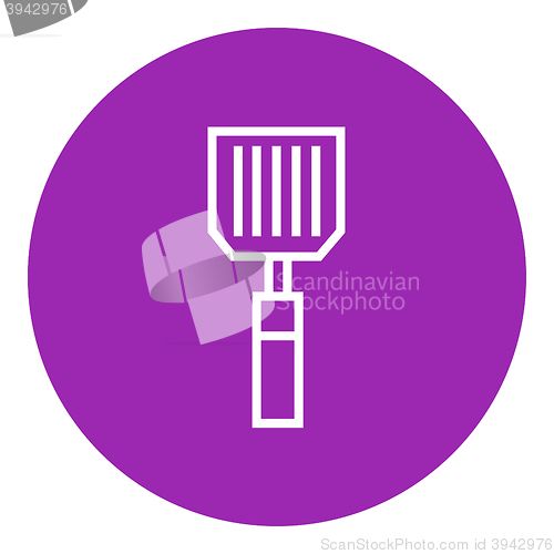 Image of Kitchen spatula line icon.