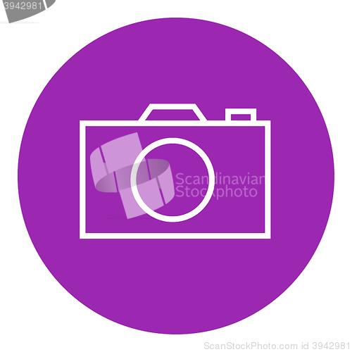 Image of Camera line icon.