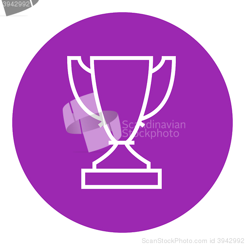 Image of Trophy line icon.