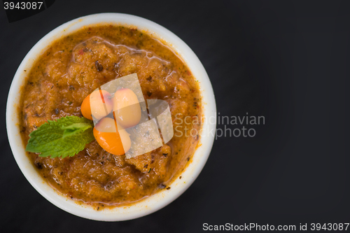 Image of tasty seabuckthorn sorbet jam