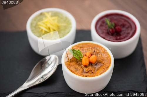 Image of Refreshing lemon cranberry seabuckthorn sorbet