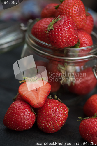 Image of Fresh ripe strawberry