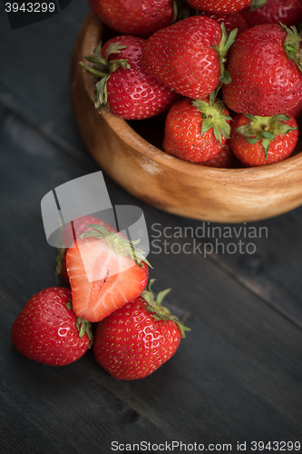 Image of Fresh ripe strawberry
