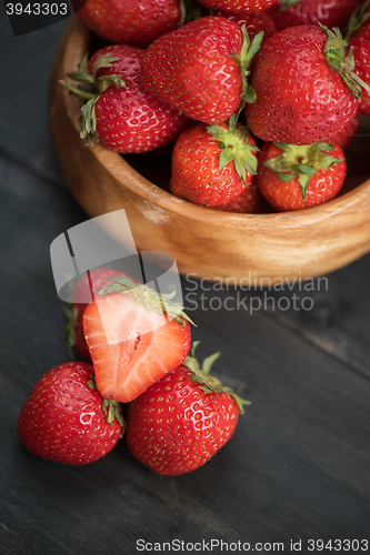Image of Fresh ripe strawberry