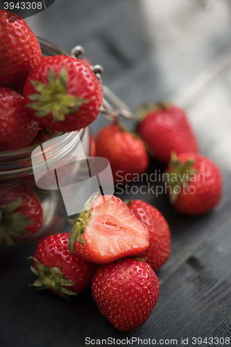Image of Fresh ripe strawberry
