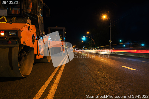 Image of repairing the road