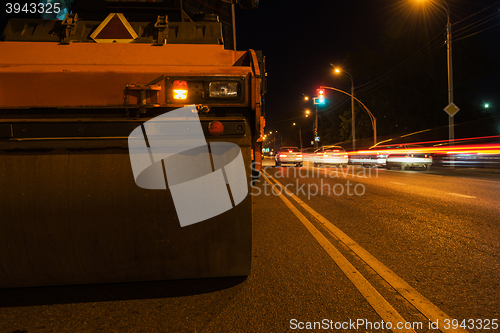 Image of repairing the road