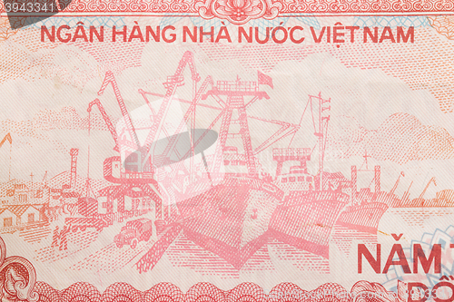 Image of Old Vietnamese Dong, Vietnamese currency