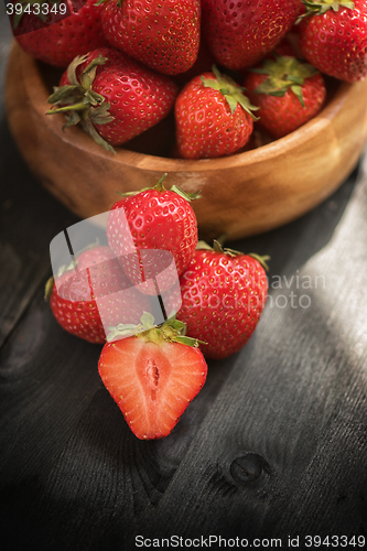 Image of Fresh ripe strawberry